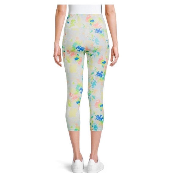 Avia Multicolored Garden Eve Cropped Active Plus Legging sz: XXXL - Picture 2 of 5